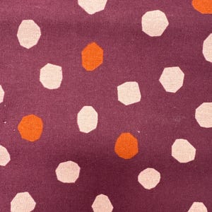 Cotton Linen Canvas, 2019 Burgundy Dots, by Ruby Star Society for Moda, Sold by 1/2 yard -