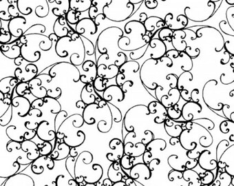 Black White Scroll - Etsy