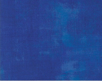 Moda GRUNGE Surf the Web Medium Blue 30150-351 Cotton Fabric - Priced by the 1/2 Yard - Cut from Bolt