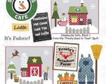 Frosty Goes to Town - Fabric Accessory Pack for Pattern Set - The Quilt Company -