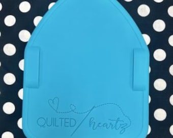 Binding Eaze - Quilted Heartz -turquoise- Ironing and Binding Pad - FREE Shipping