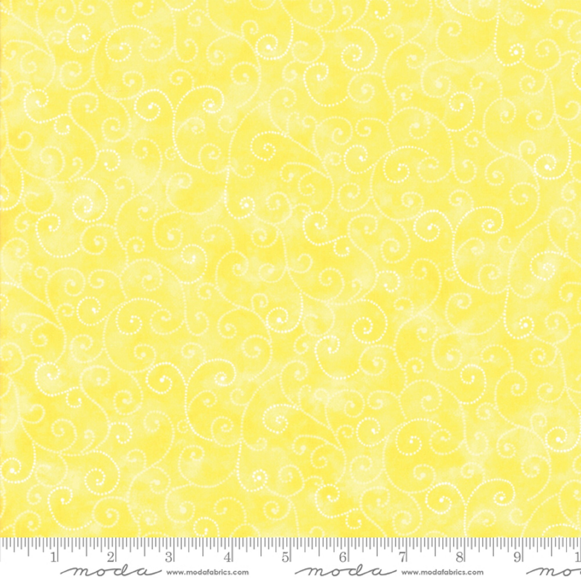 Kite Flying, Blue Yellow, Quilt Fabric Sold by the Yard, Baby