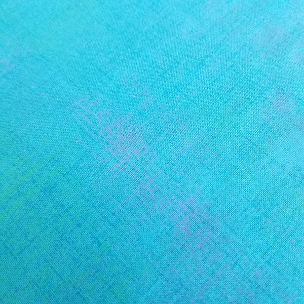 Moda GRUNGE Turquoise Blue - Basic Grey Cotton Fabric - Priced by the 1/2 Yard - Cut from Bolt  30150-298