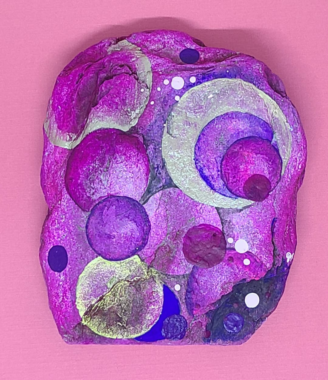 Pink Bubble Stone - TURNING STONE - This is a Very Unusual Item for Me ...
