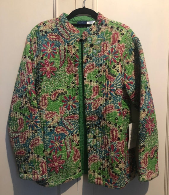 Phool quilted reversible jacket