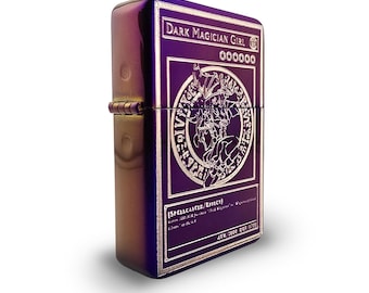 Petrol Lighter - Designed  Styled  Flip Top Petrol Lighter - Brand New - Trading Card -  Magicians