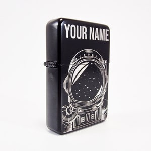 Petrol Lighter - Designed  Styled  Flip Top Petrol Lighter - Brand New - Astro Custom