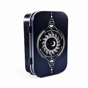 Brand new - Rectangular Metal Styled Tin -  Sun