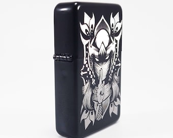 Petrol Lighter - Designed  Styled  Flip Top Petrol Lighter - Brand New - Ninja