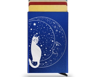 WALLET Pop Up - Pull  - RFID Blocking - Catmoon