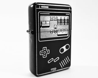 Petrol Lighter - Designed  Styled  Flip Top Petrol Lighter - Brand New - Console Parody