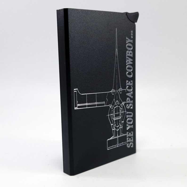 Pop up Metal Wallet - RFID Blocking - Trading Card - Spaceship - Etsy