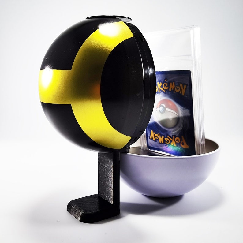 Poke Ball Card Holder Slab or Sleeve UK BASED Etsy