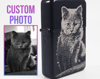 CUSTOM PHOTO - Designed  Styled   Lighter - Brand New