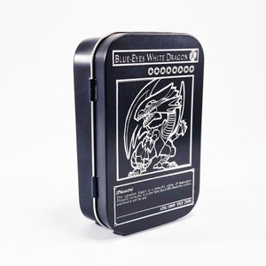 Neuf - Boîte à tabac rectangulaire en métal - Dragon