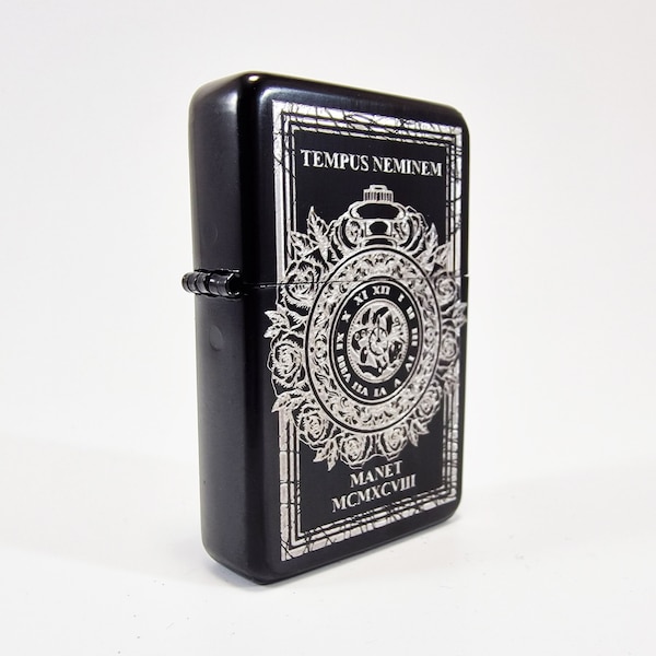 Petrol Lighter - Designed  Styled  Flip Top Petrol Lighter - Brand New - Tempus