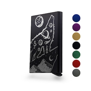 Carteira Pop Up Metal - Bloqueio RFID - Space Wolf