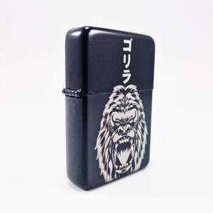 Petrol Lighter - Designed  Styled  Flip Top Petrol Lighter - Brand New - Japan Ape