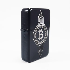 Petrol Lighter - Designed  Styled  Flip Top Petrol Lighter - Brand New - Bit Crypt