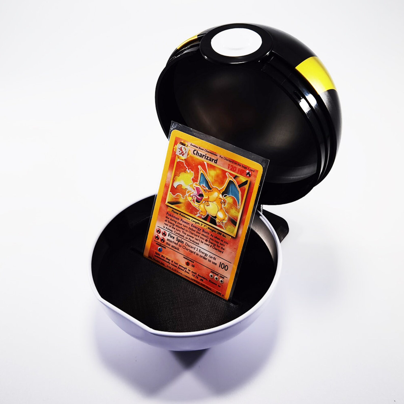 Poke Ball Card Holder Slab or Sleeve UK BASED Etsy