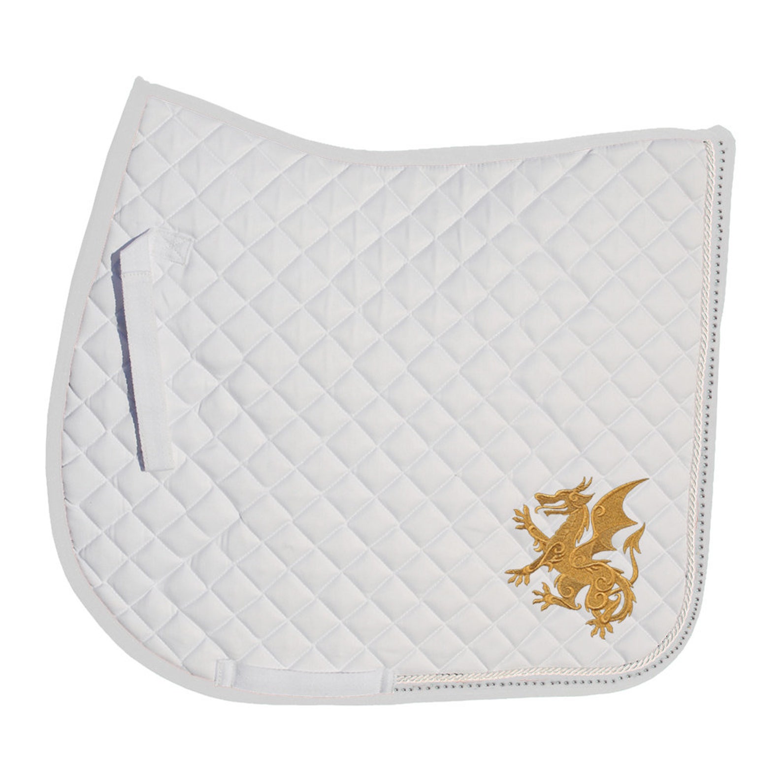 Gilded Dragon Rhinestone Saddle Pad Custom Order Fast Etsy