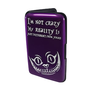 Estuche de bolsillo con tarjetero de metal y bloqueo RFID - Crazy