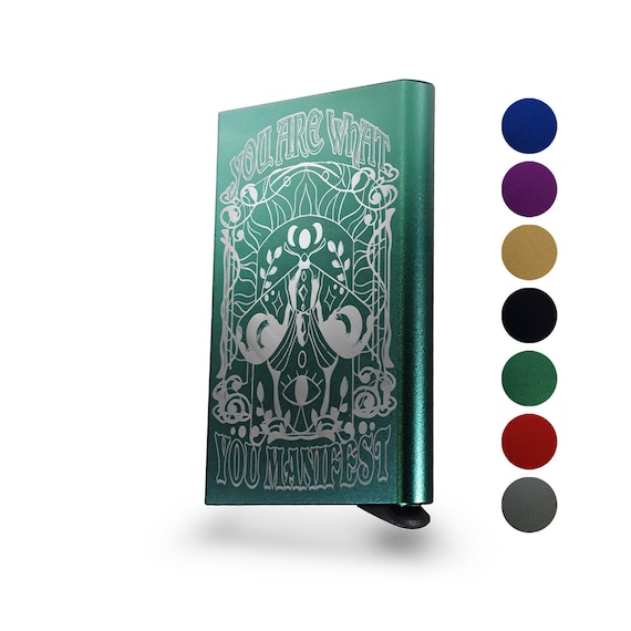 Porta Carte Anti Rfid Opinioni CARTE PORTA METALLO PORTAFOGLIO ALLUMINIO DI CREDITO SCHEDE RIGIDO Il Porta Carte A Contenitore - Foto 12