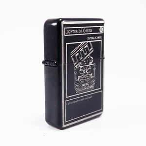Briquet à essence - briquet à essence avec rabat - tout neuf - carte à collectionner - briquet gourmand