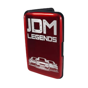 Porta-cartões de metal com estojo de bolso - Bloqueio RFID - JDM