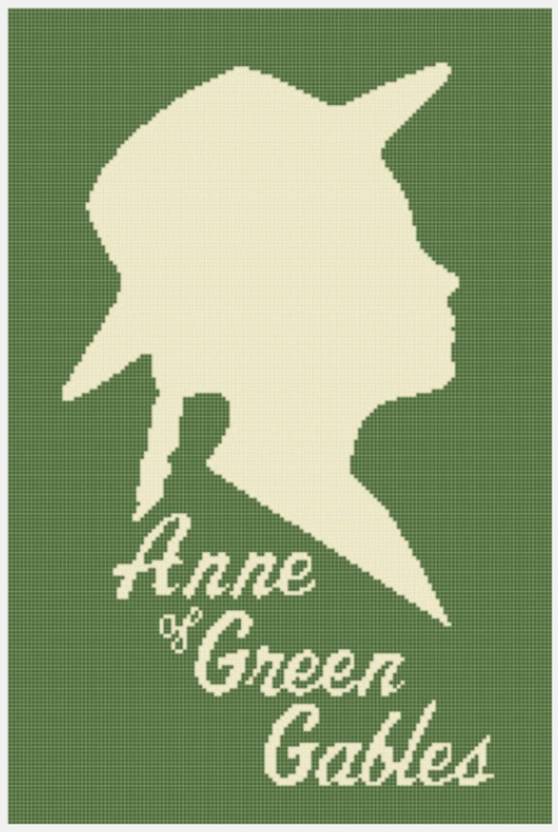 Anne of Green Gables Cross Stich Pattern | Etsy