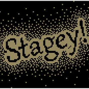Stagey Cross Stitch Pattern