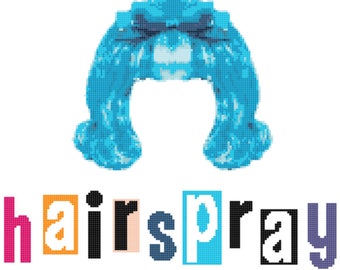 Hairspray Cross Stitch Pattern