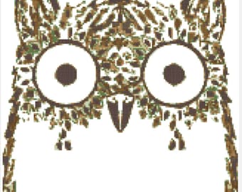 Owl Cross Stitch Pattern