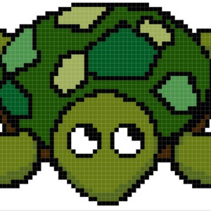 Turtle Cross Stitch Pattern