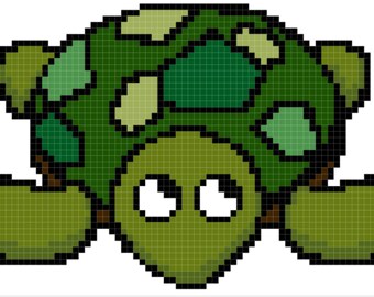 Turtle Cross Stitch Pattern