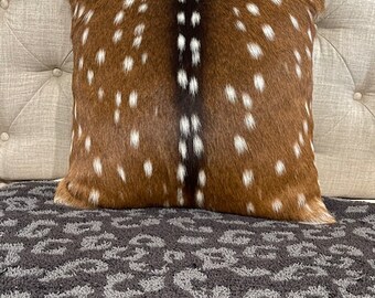 Axis Deer Hide Pillow #3