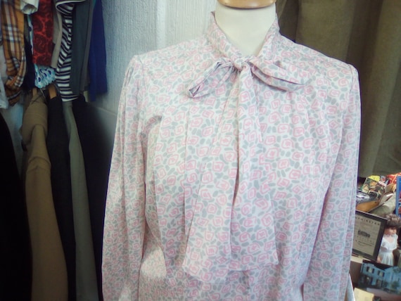 Vintage Blouse, 80s Ladies House Of Fraser Blouse