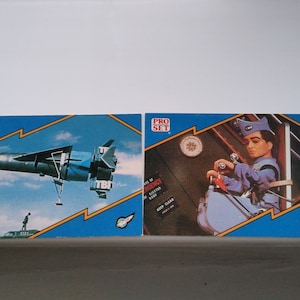 Pro Set de cartes à collectionner « Thunderbirds Are Go », du numéro 11 au numéro 20, sorti au Royaume-Uni en 1992.