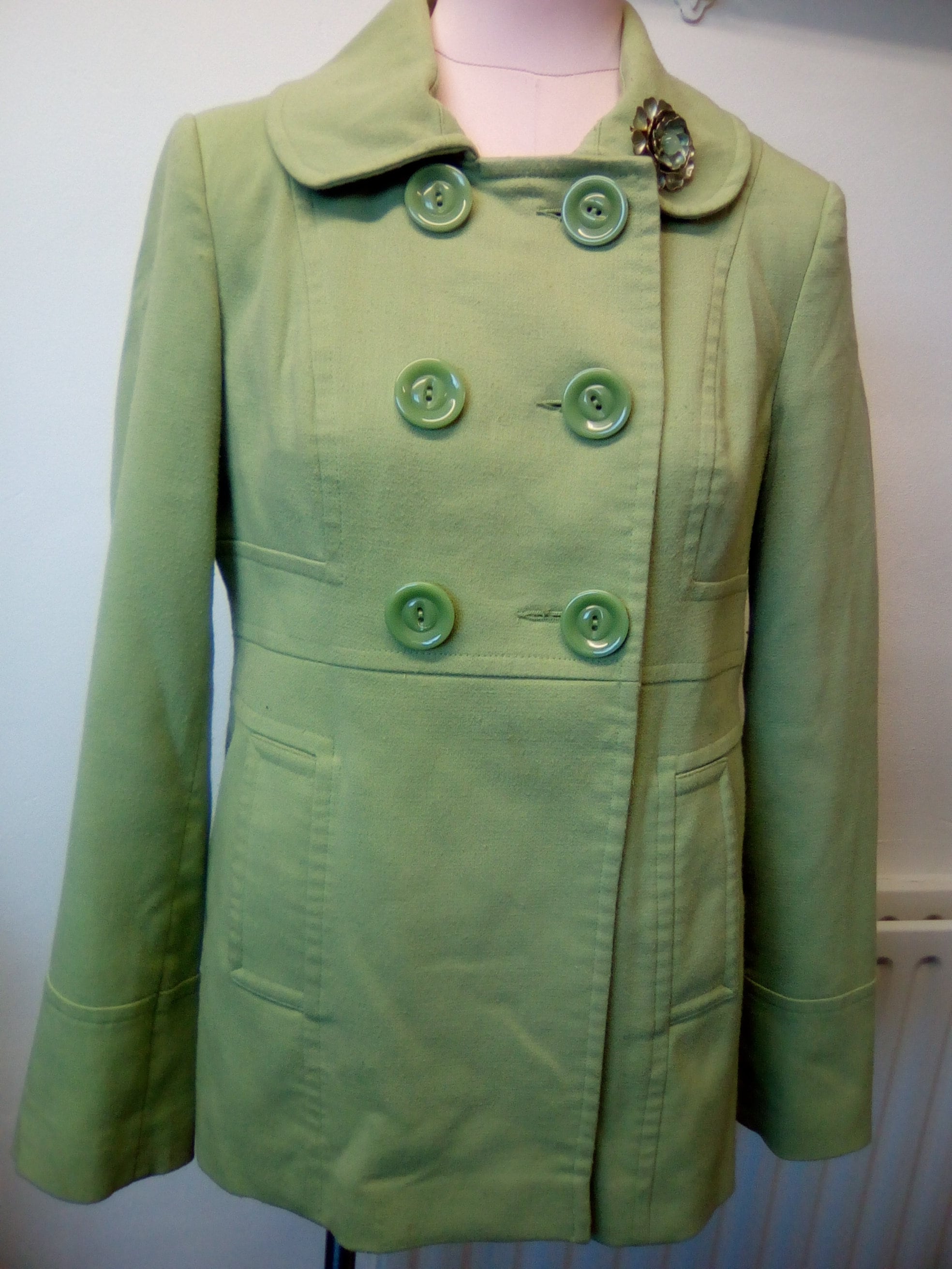 f&f green coat
