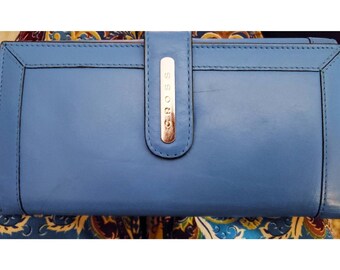 Blue leather Cross Wallet in excellent condition