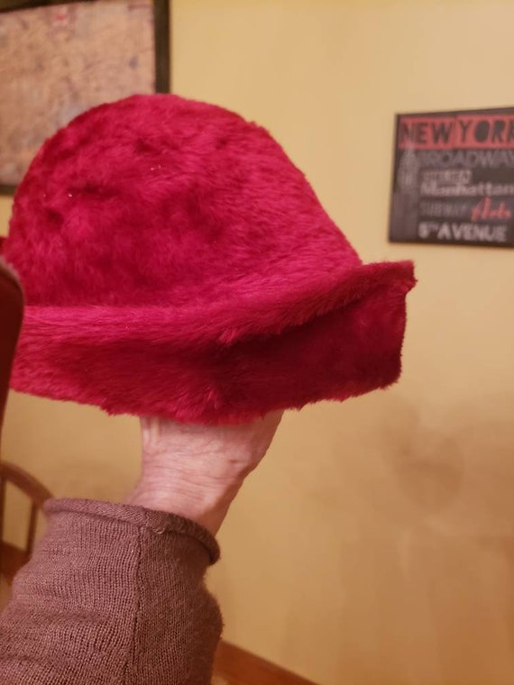 Vintage Selene Red Beaver Wool hat - image 4