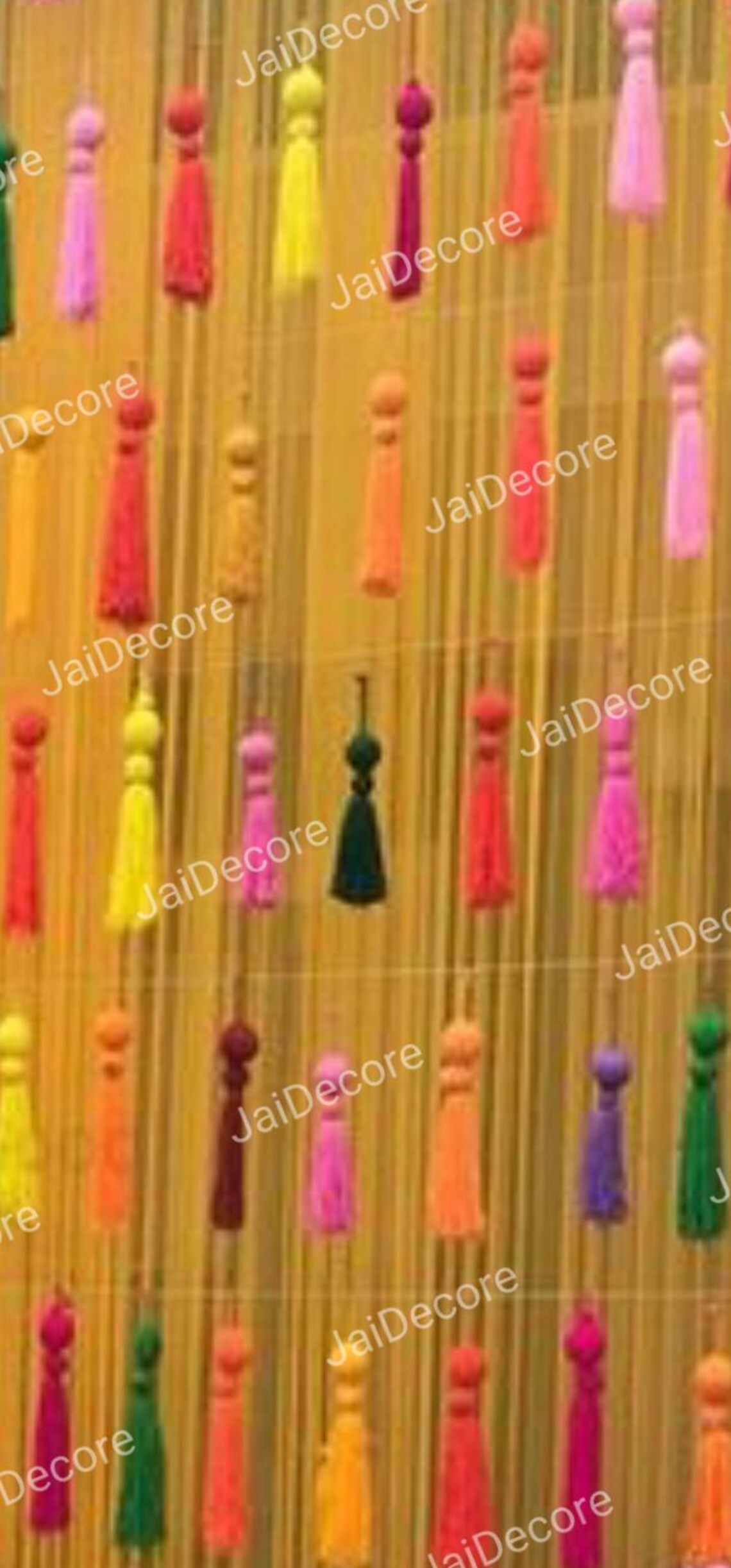10 Tassels Lot Decorative 67 Inch Colorful Tassels Decor Etsy