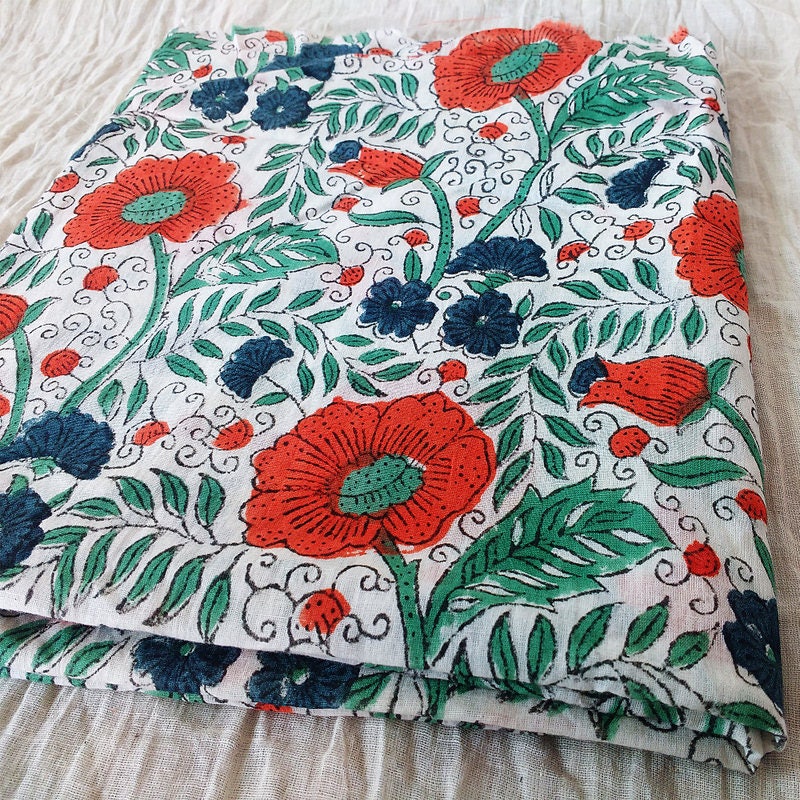 Organic Cotton Voile Fabric - Natural - By the Metre