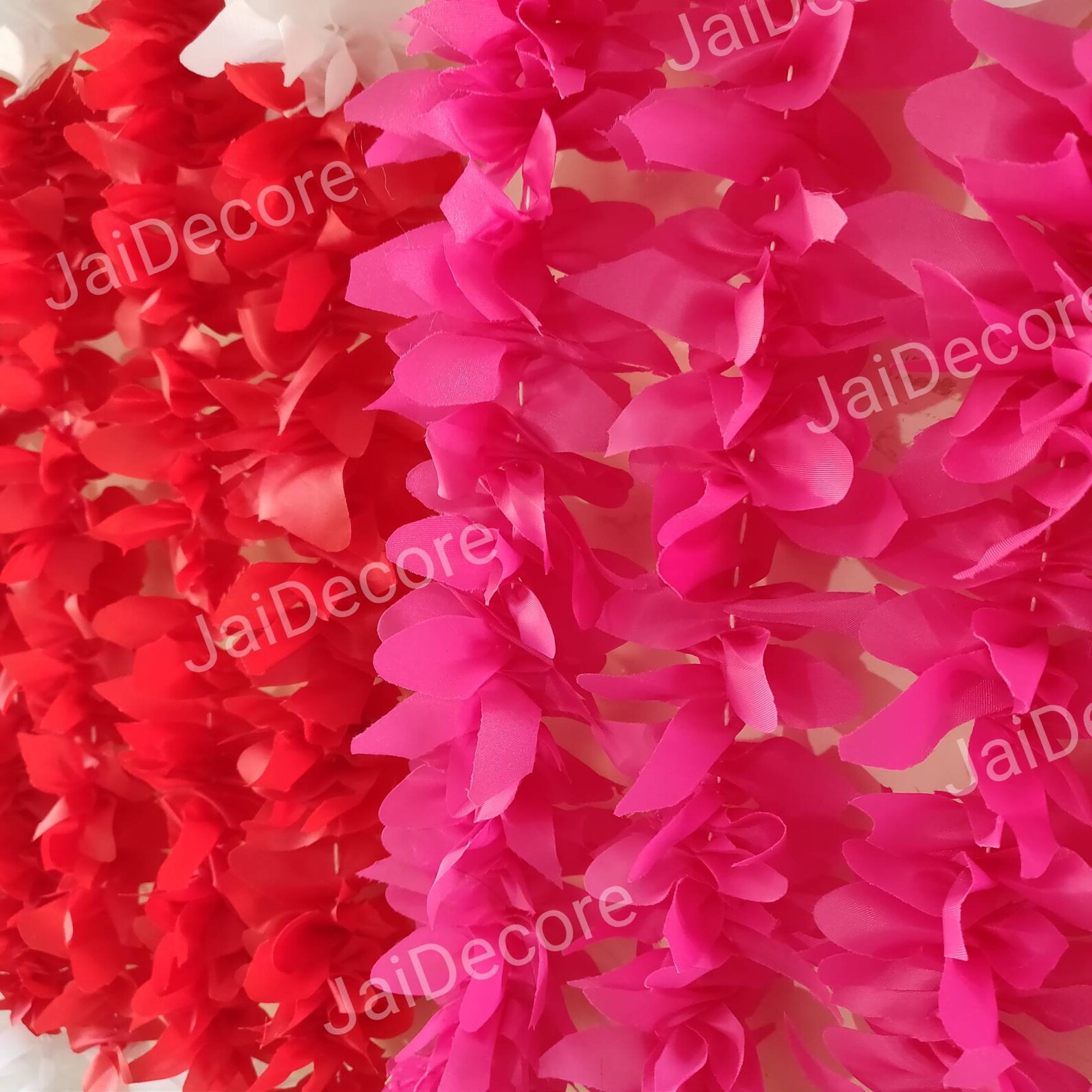 10 Pieces Lot of Fabric Jasmine Mogra Mala Flower Backdropes Etsy