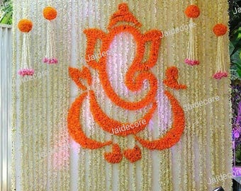 Express Shipping of Beautiful Rangoli Lord Ganesha Flower Floral