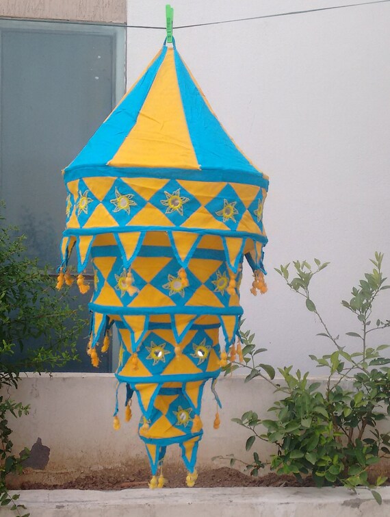 Decorative Lanterns Collapsible Ethnic Ceiling Chandelier Home Decor Lampshades Fabric Lamps Christmas Gifts Items Traditional Vintage Look Decorative Lanterns Collapsible Ethnic Ceiling Chandelier Home Decor Lampshades Fabric Lamps Christmas Gifts Items Traditional Vintage Look