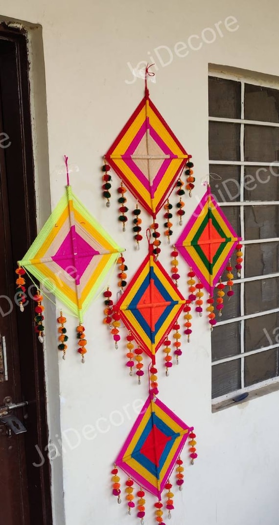 Decorative Kites Lot Indian Decoration Kites Decoration Etsy