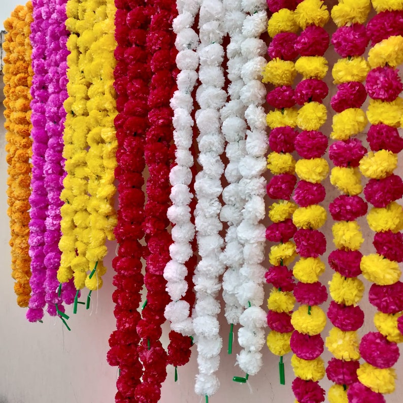 Assorted 60 Pieces of Flower Strings Torans Flower Garland Etsy