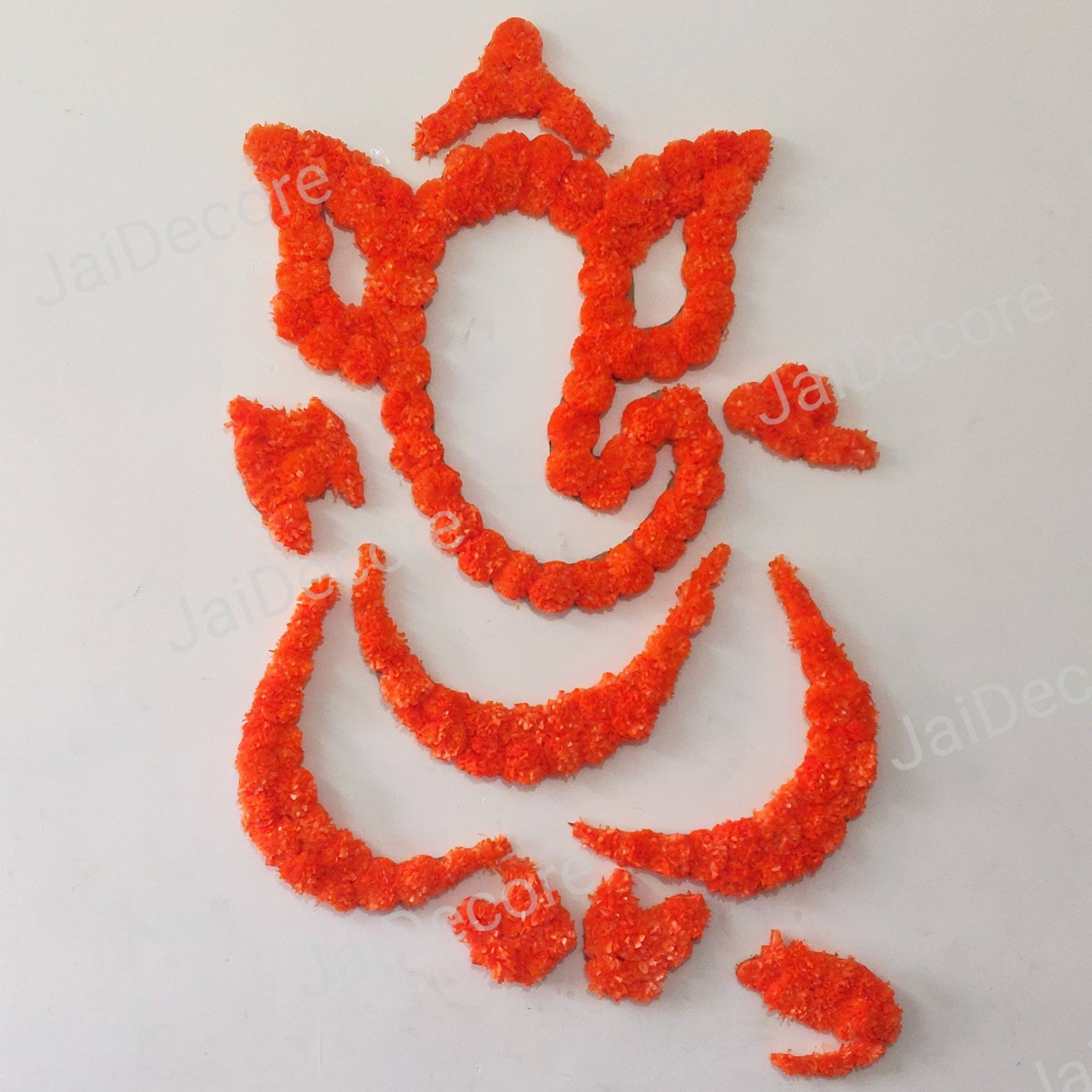 Express Shipping Of Beautiful Rangoli Lord Ganesha Flower Etsy