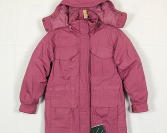 New VTG Eddie Bauer Goose Down Blush Polar Parka Women's S ~ NOS NWT Pink -30